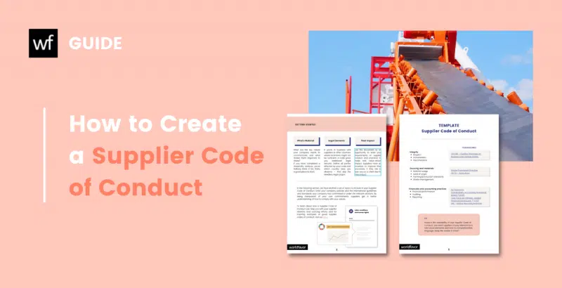 how to create a supplier code of conduct: a guide